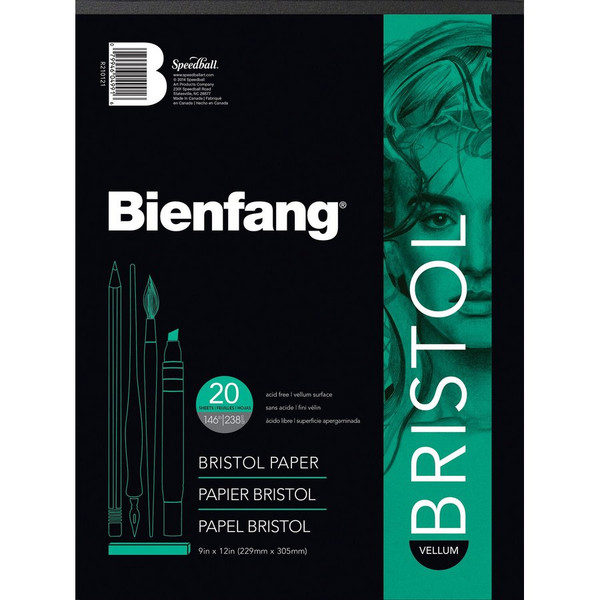 527-K White Drawing Bristol Pad - Vellum Surface