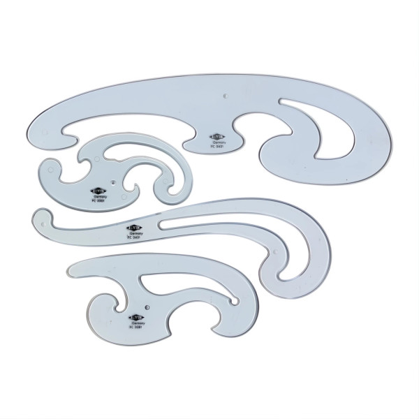 4-Piece French Curve Set