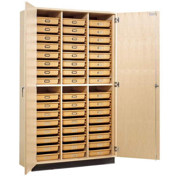 Tote Tray Storage Cabinet