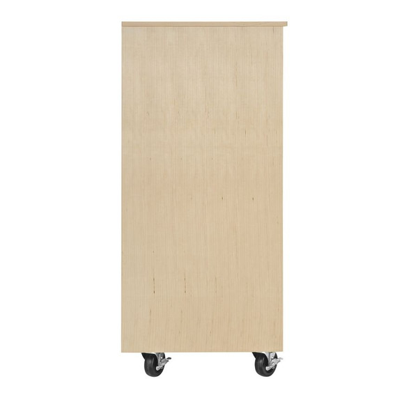 Mobile Tote Tray Supply Cabinet