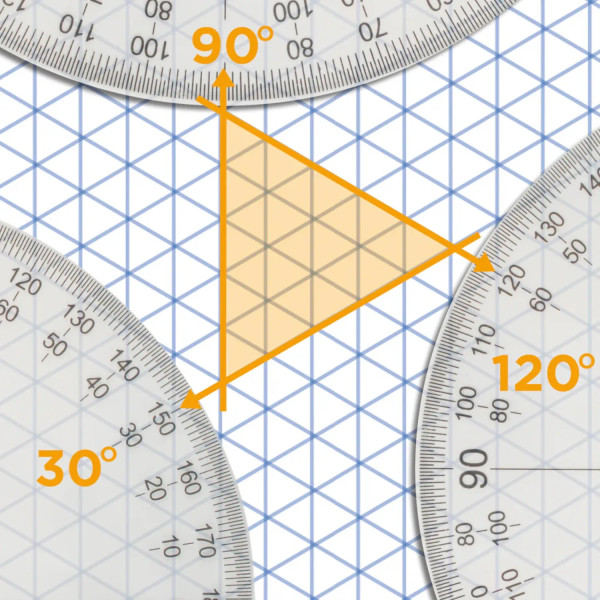 8.5" x 11" Isometric Graph Paper
