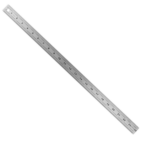 Rubber-Backed Non-Skid Ruler