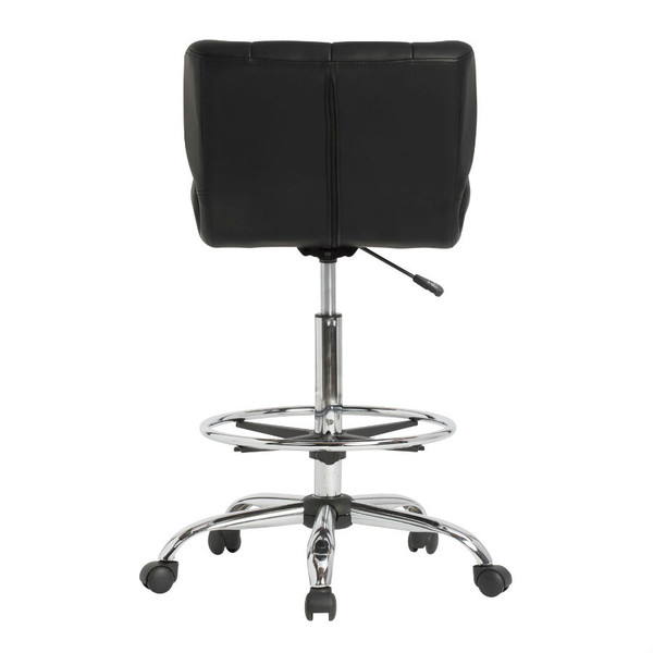 Black Crest Drafting Chair