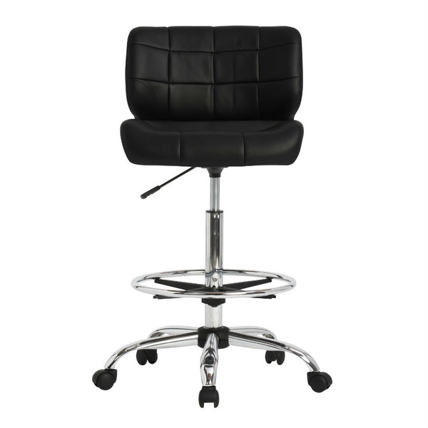 Black Crest Drafting Chair