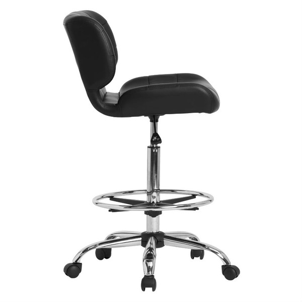 Black Crest Drafting Chair