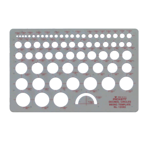 Decimal Circle Template