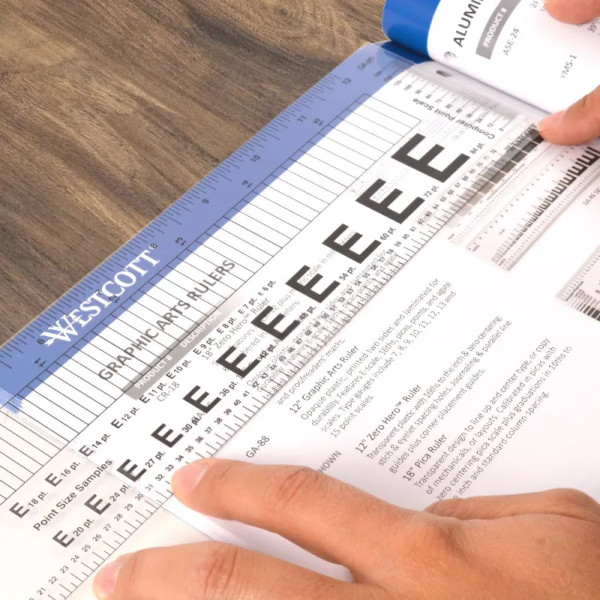 C-Thru Graphic Arts Leading Gauge Ruler