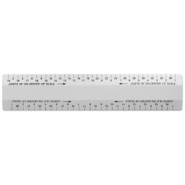6" Four-Bevel Architect Joist/Truss Scale