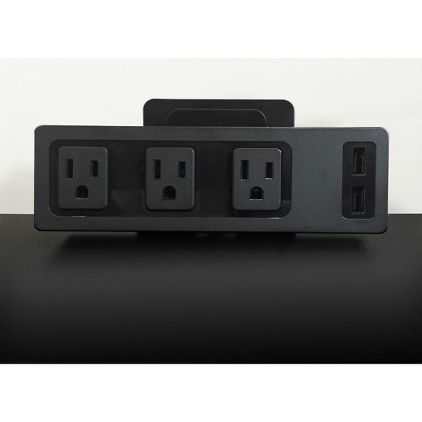 Clamp-on Outlet/USB Hub