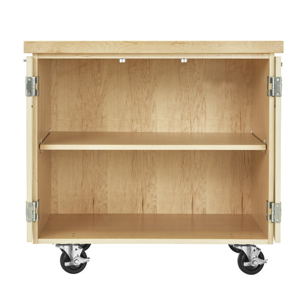 Access Touchdown Worktop Cabinet with Doors