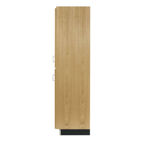 24"W Storage with Split Glass Doors