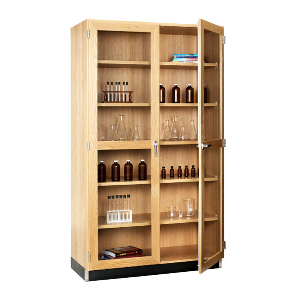 48"W Tall Glass Door Cabinet