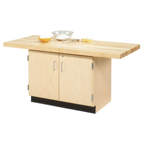 Forum Fixed Two-Station Wood Workbench