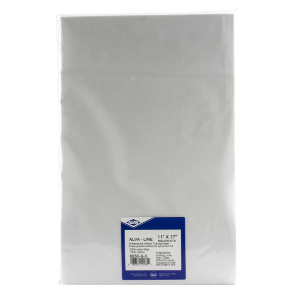 11" X 17" Alva-Line Vellum Paper