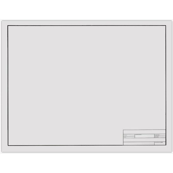 24" x 36" Alva-Line Vellum Paper with Title Block