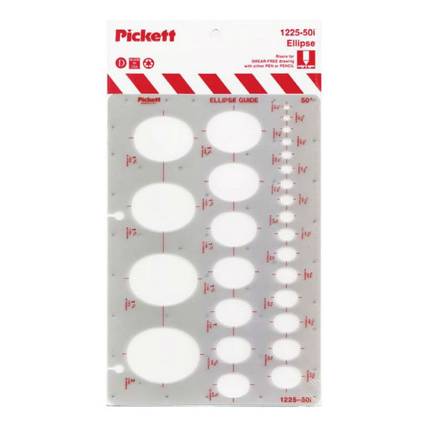 50° Ellipse Template