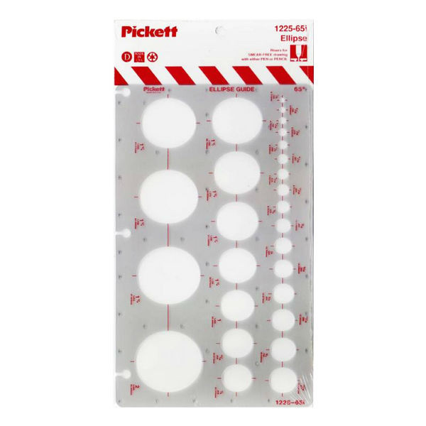 65° Ellipse Template