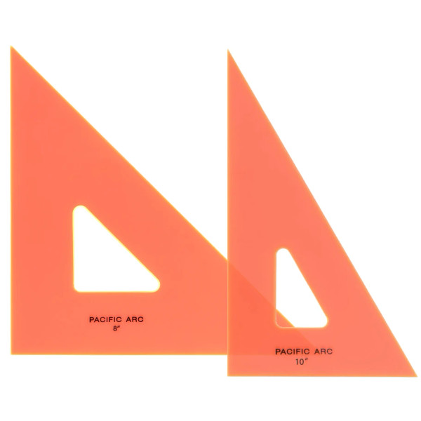 Fluorescent Triangles - Straight-Edge