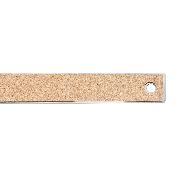 Stainless-Steel Cork-Back Ruler