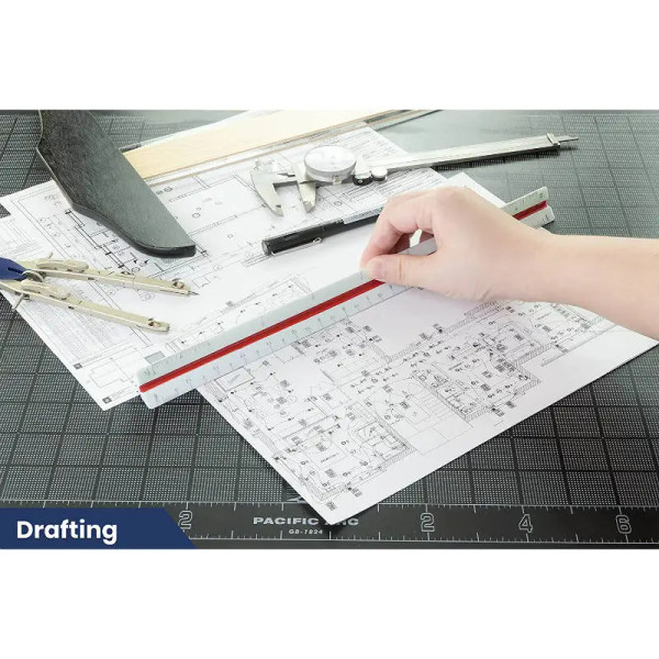 12" Scholastic Color-Coded Architect Scale