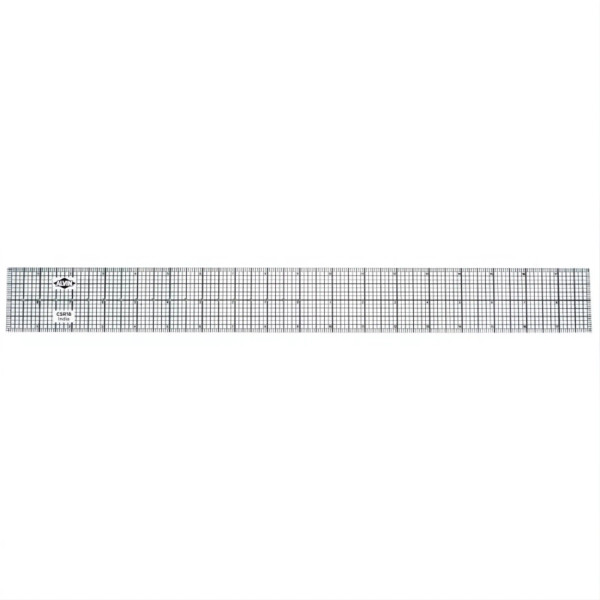 18" Clear Graphic Arts Ruler