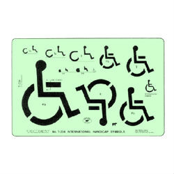 Handicap Symbols Template
