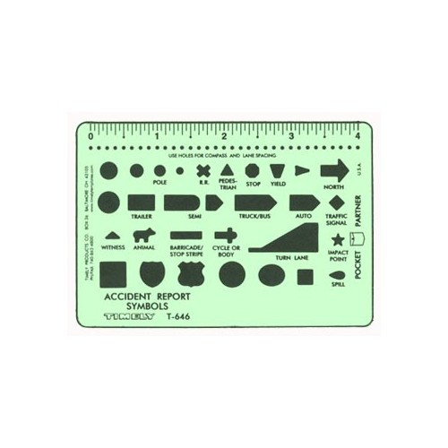 Pocket-Size Traffic Accident Template