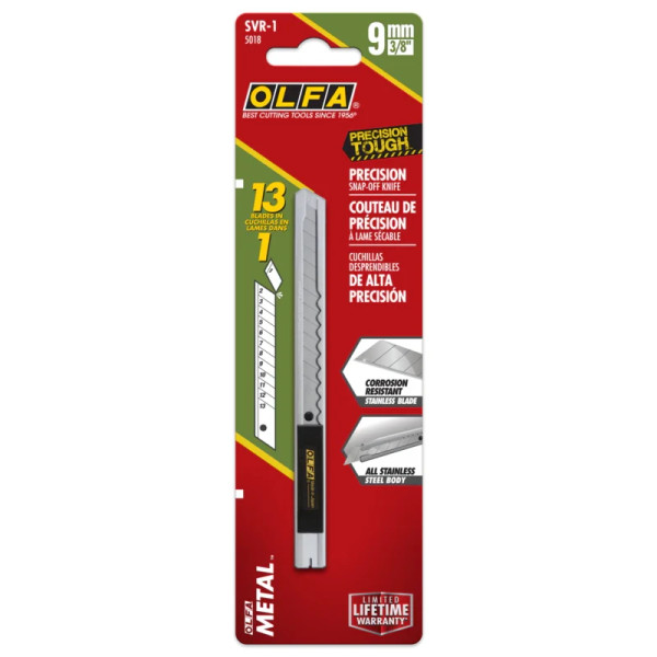 9mm SVR-1 Stainless Steel Slide-Lock Knife