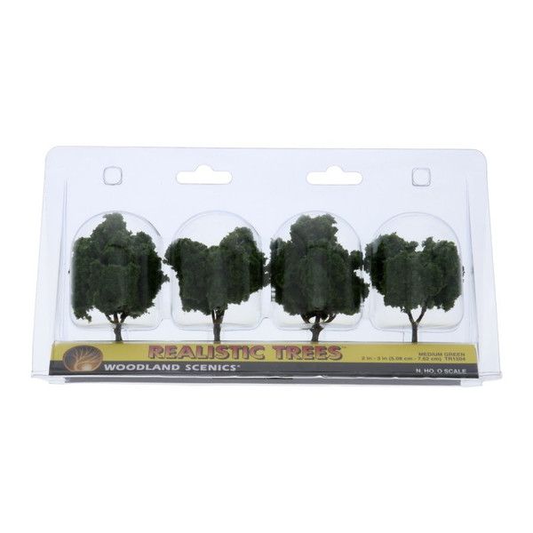 2" to 3" Medium Green Trees