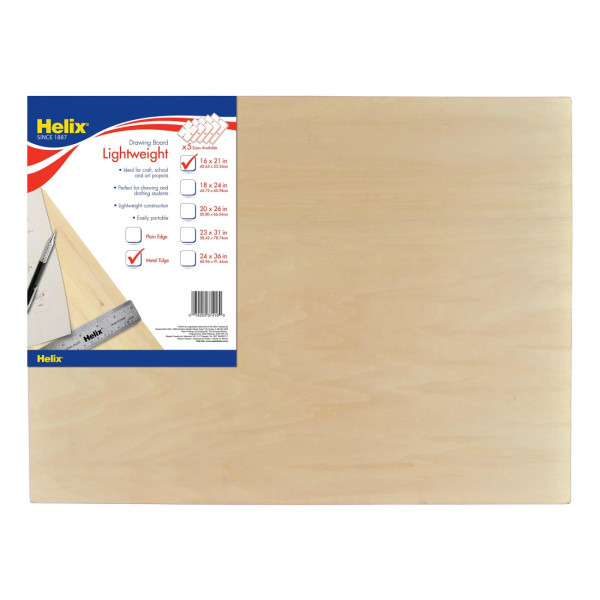 Light-Weight Drawing Boards with Metal Edge