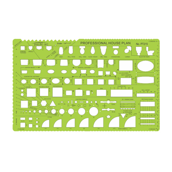 1/4" Scale Professional House Plan Template-1764403713