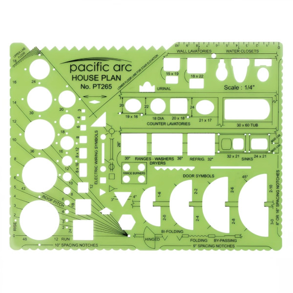 1/4" Scale House Plan Template-1764404165