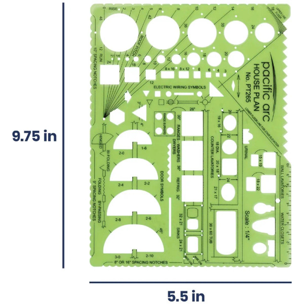 1/4" Scale House Plan Template-1764404165