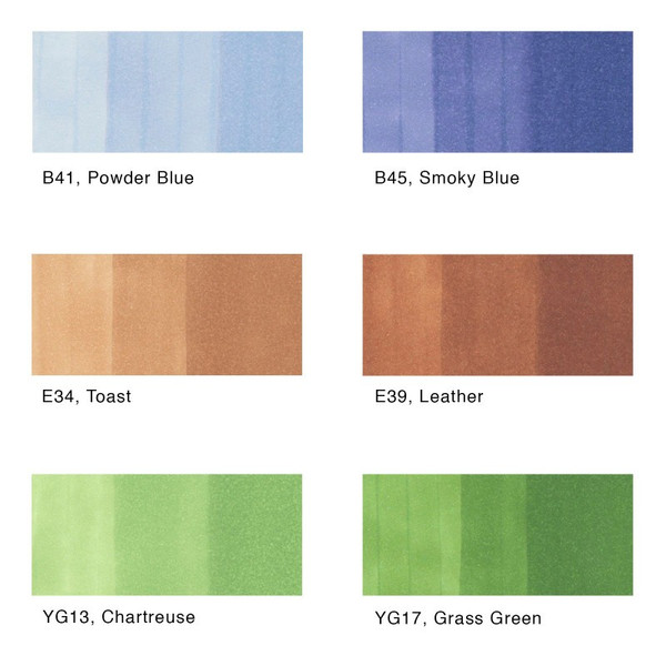 Sketch Marker 6-Color Set - Earth Essentials