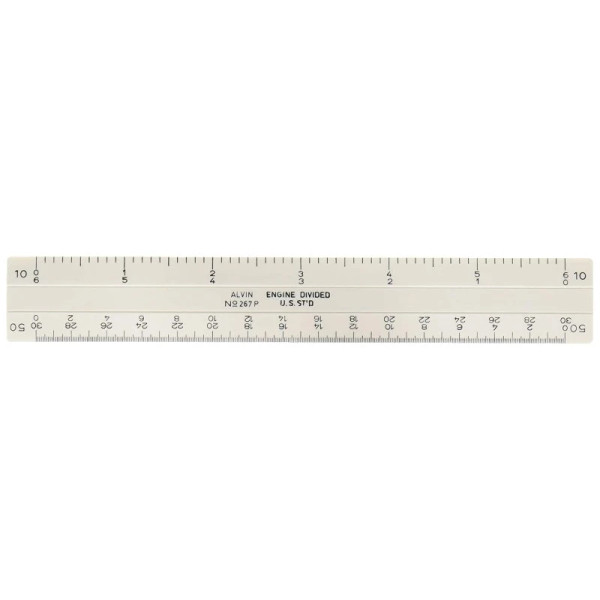 6" Four-Bevel Engineers Scale
