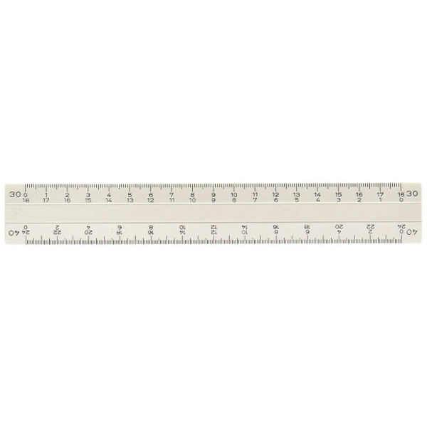 6" Four-Bevel Engineers Scale