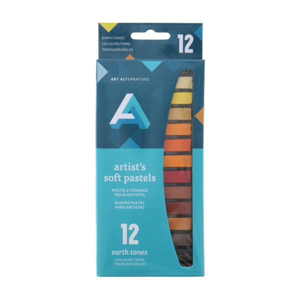 Artist Soft Pastel 12-Color Set - Earth Tones