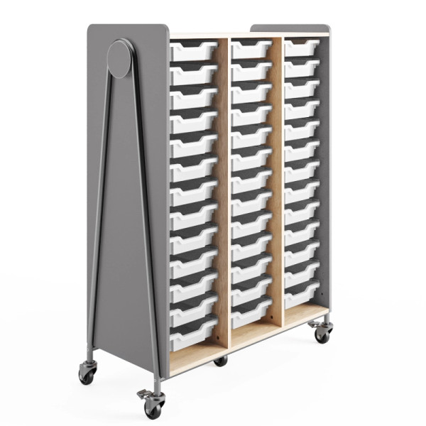 Whiffle 60"H Mobile Tote Storage