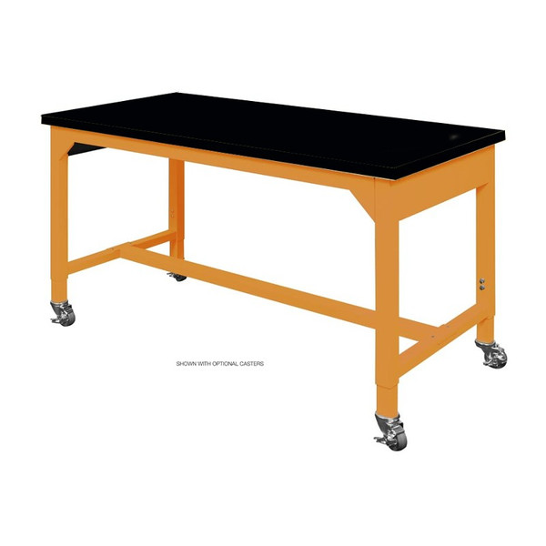 Fab-Lab Adjustable-Height Workbench with Phenolic Worksurface
