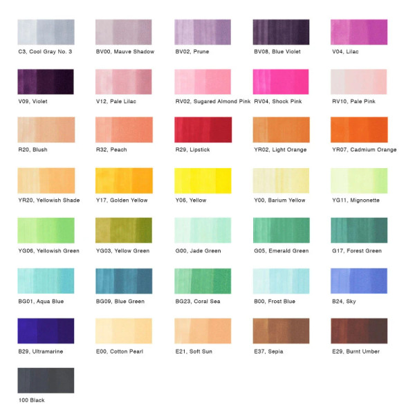 Ciao Marker 36 Color Set - Set A