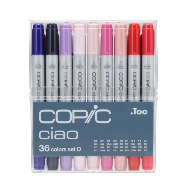 Ciao Marker 36 Color Set - Set D