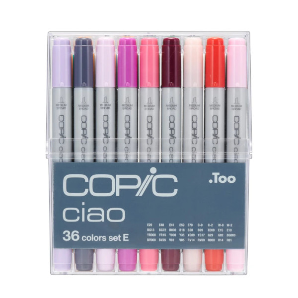 Ciao Marker 36 Color Set - Set E