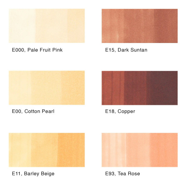 Ciao Marker 6 Color Set - Portrait