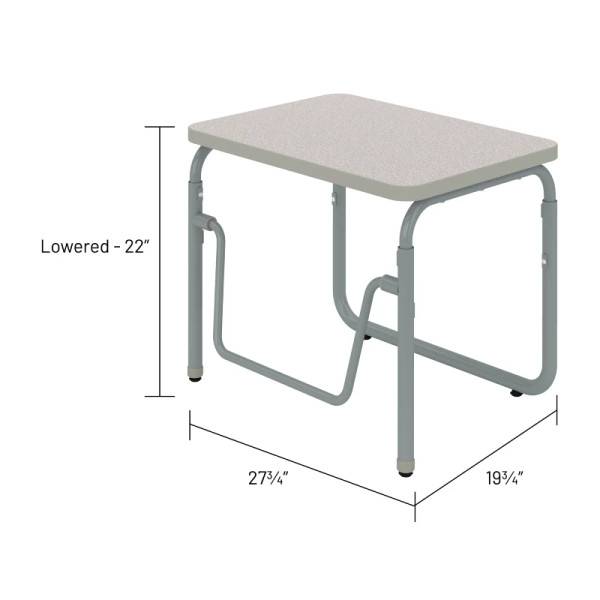 Alphabetter 2.0 Adjustable Desk - 22 - 30"H