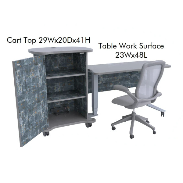 Sit-to-Stand Teacher Desk