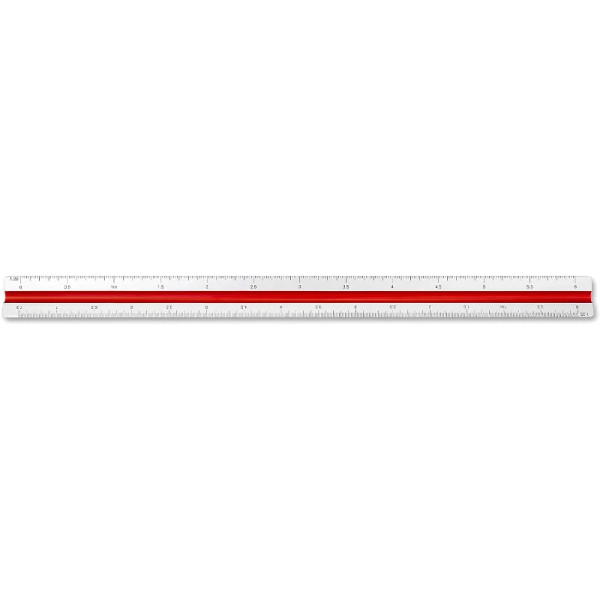 30cm Mechanical Metric Color-Coded Scale