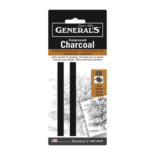Compressed Charcoal (4B - Soft)
