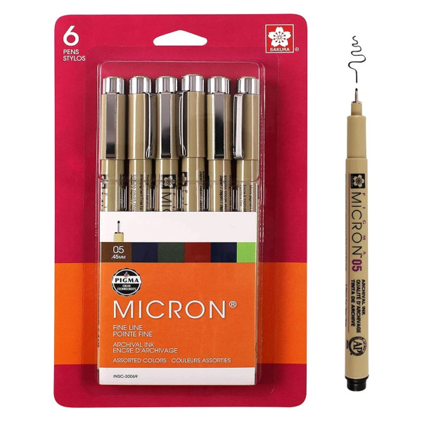 Pigma Micron Pen Sets - Heritage Earth Colors