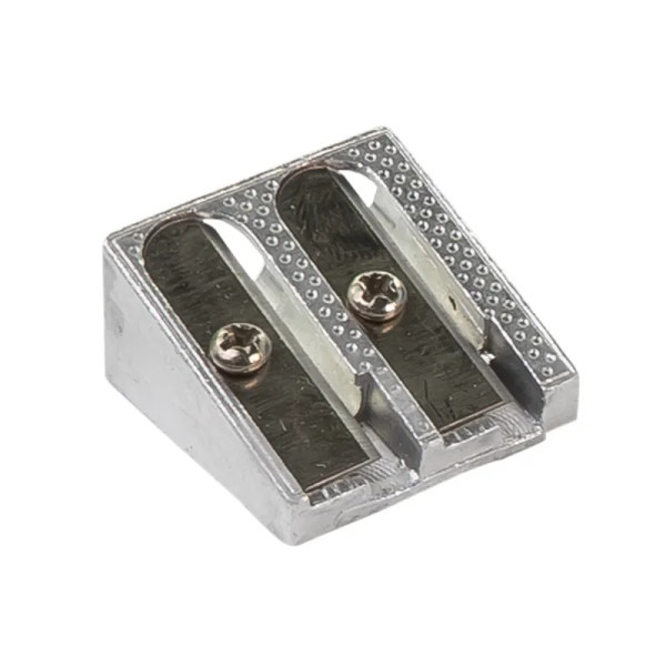 Aluminum 2-Hole Pencil Sharpener