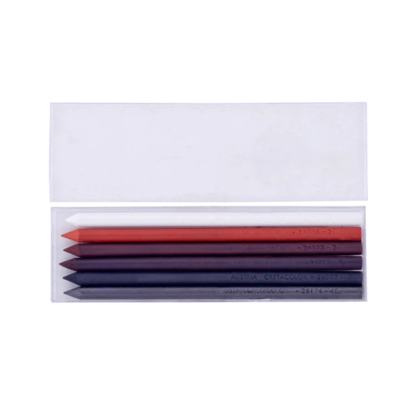 Graphite Lead Set - 6-Colors